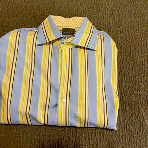 Like New Thomas Dean Striped Shirt
